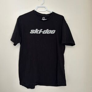 Black Short Sleeve Tee with Logo